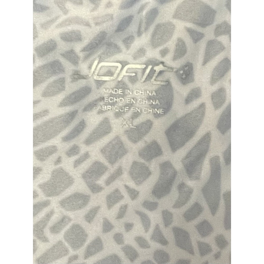 Jofit Racerback Shirt Womens XLarge Black/White Sleeveless Running Outdoor $68 - Picture 7 of 11